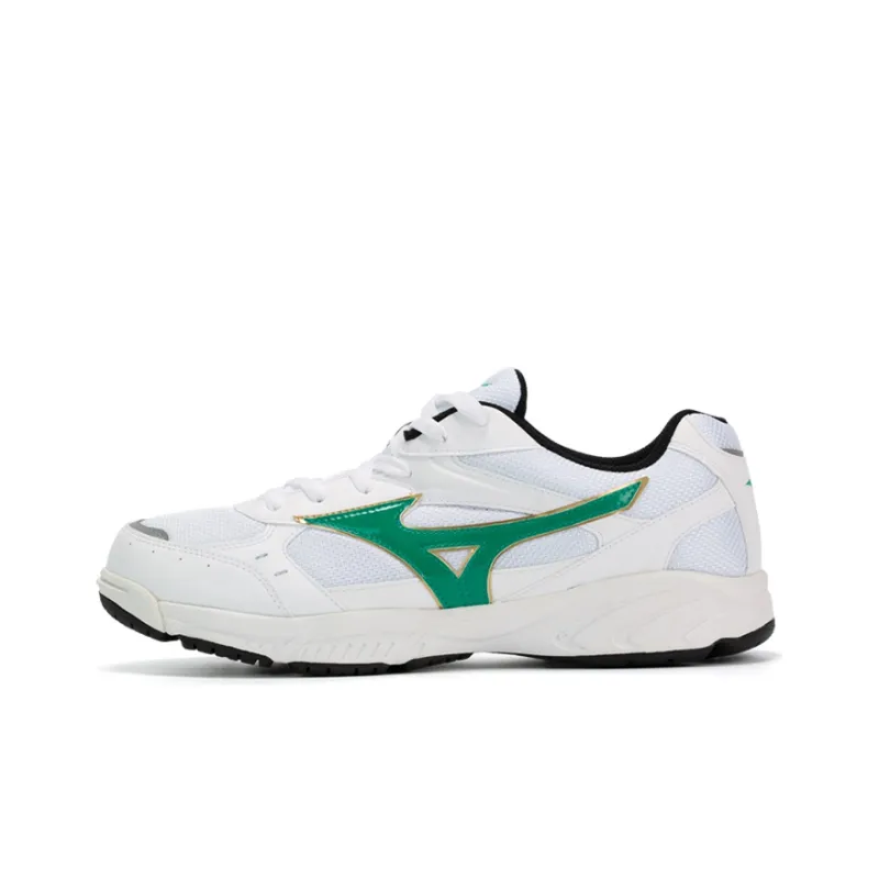 Mizuno Running Shoes Men Low Top White/Green-0