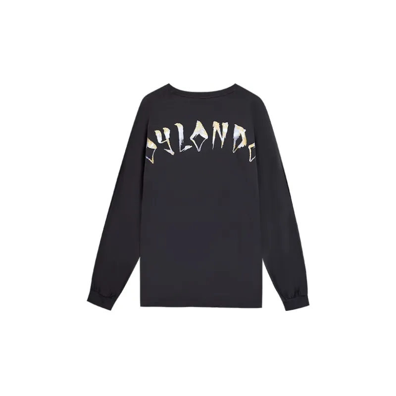 Boy London FW21 Straight Long Sleeved T Shirt Unisex Gray-1