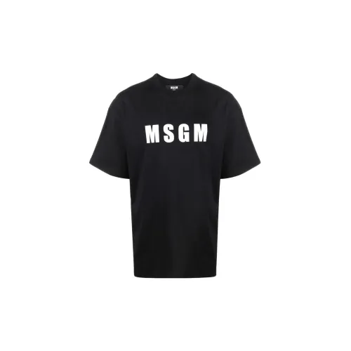 MSGM T-Shirts Men Black