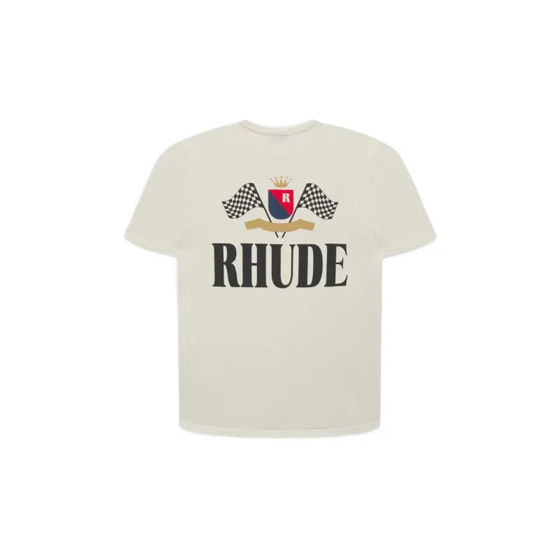 RHUDE T-Shirts Unisex Ecru-1