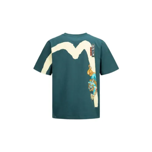 EVISU T Shirts Men Dark Blue