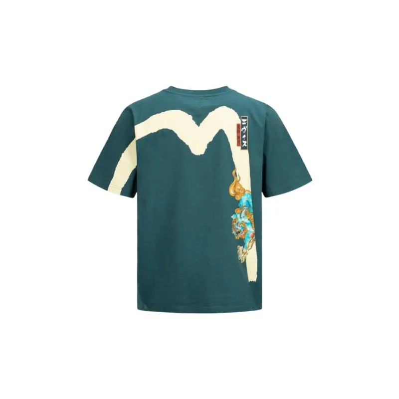 EVISU T Shirts Men Dark Blue-0