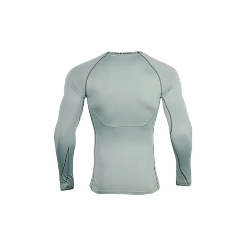 Nike Pro Dri-fit Athleisure Casual Sports Crewneck Long-Sleeve T-Shirt Green-1
