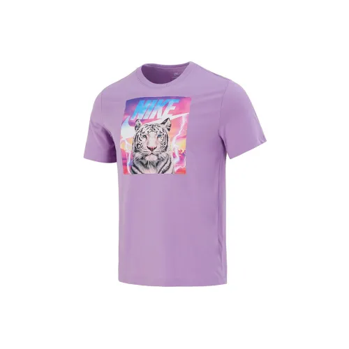 Nike T-Shirts Men Purple