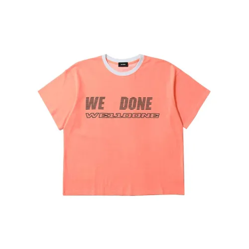 WE11DONE T-Shirts Unisex Orange