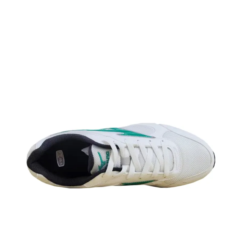 Mizuno Cushioning Anti-Slip Wear-Resistant Breathability Low-Top Training Running Shoes Men's White Green-4