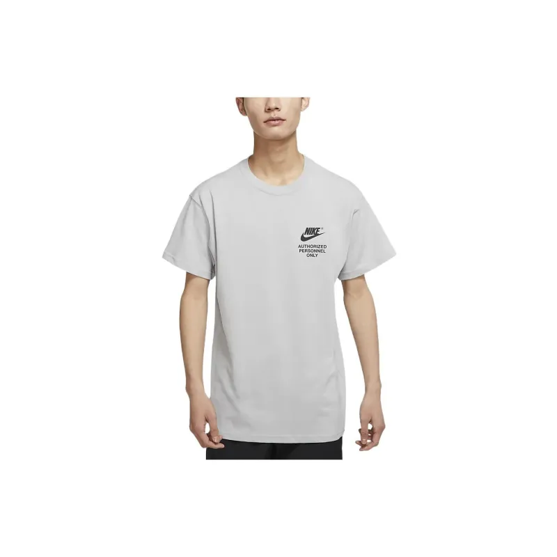 Nike T Shirts Men Gray-1