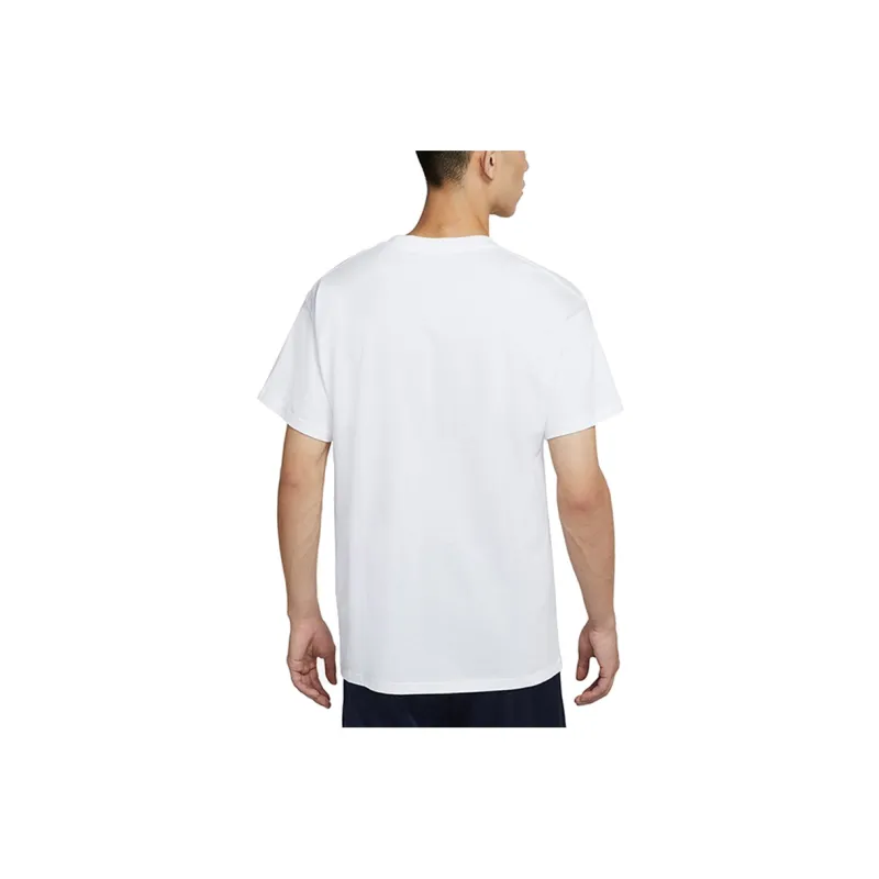 Nike T Shirts Men White-1