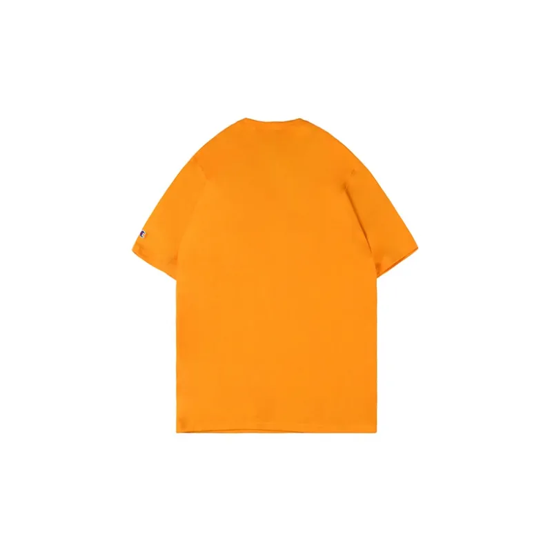 Champion T-Shirt Unisex Orange Yellow US Version-1
