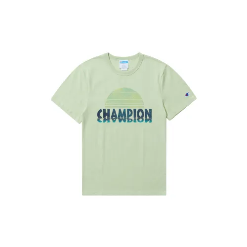 Champion T-Shirts Unisex Light Green