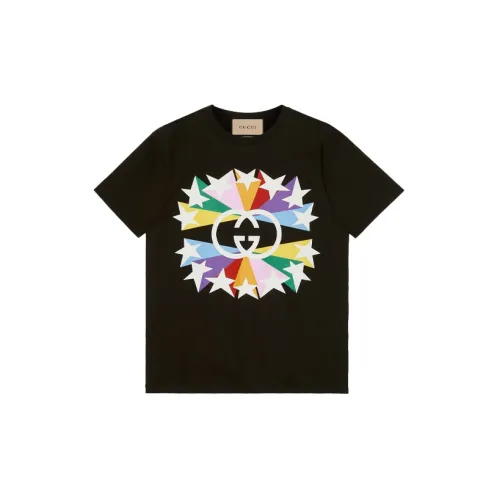 GUCCI Interlocking G Star Burst print T-shirt