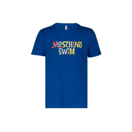 MOSCHINO T-Shirts Men Blue