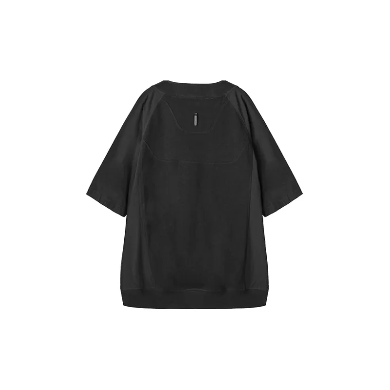 NORVINCY Comfortable And Breathable Sweat Wicking 100% Cotton Elbow Length Sleeved T Shirt Men's-1