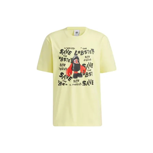 Adidas Originals T-Shirts Men Yellow