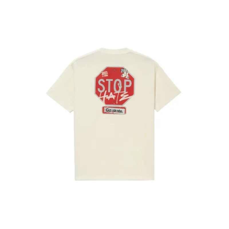 LiNing x Og_slick Skateboard SS22 T Shirt Men's Ecru-1