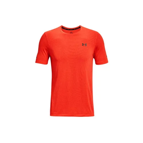 Under Armour Rush T-Shirts Men Phoenix Fire Red