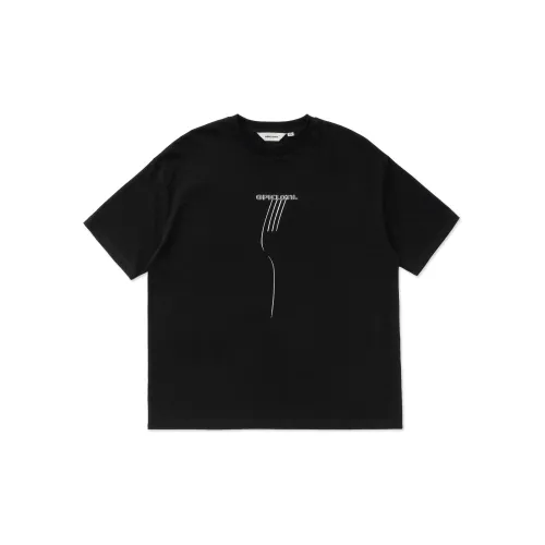 OPICLOTH T-Shirts Unisex Black