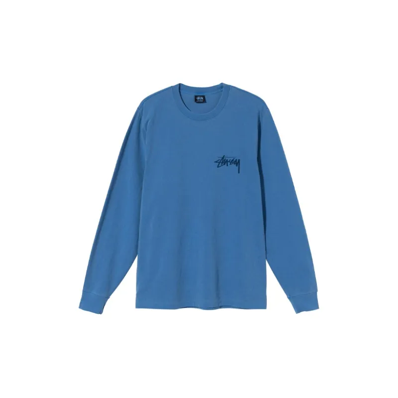 Stussy Weeds Pigment Dyed Long Sleeve Tee-5