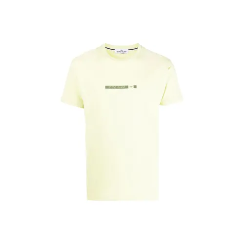 STONE ISLAND T-Shirts Men Light Green