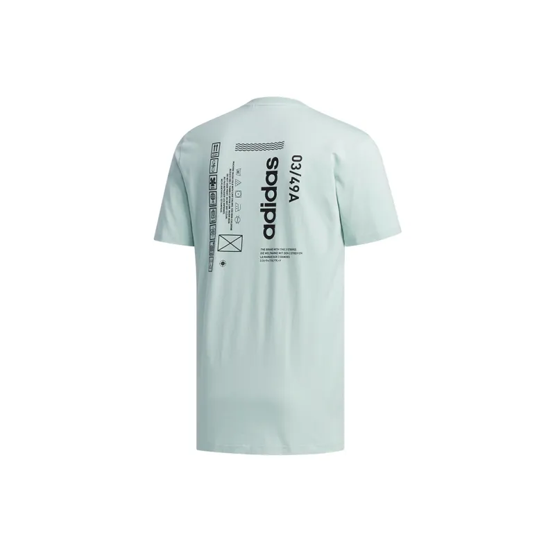 Adidas T Shirts Men Light Green-1