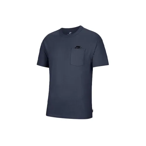 Nike Sportswear Essentials Series T-Shirts Men Dark Blue