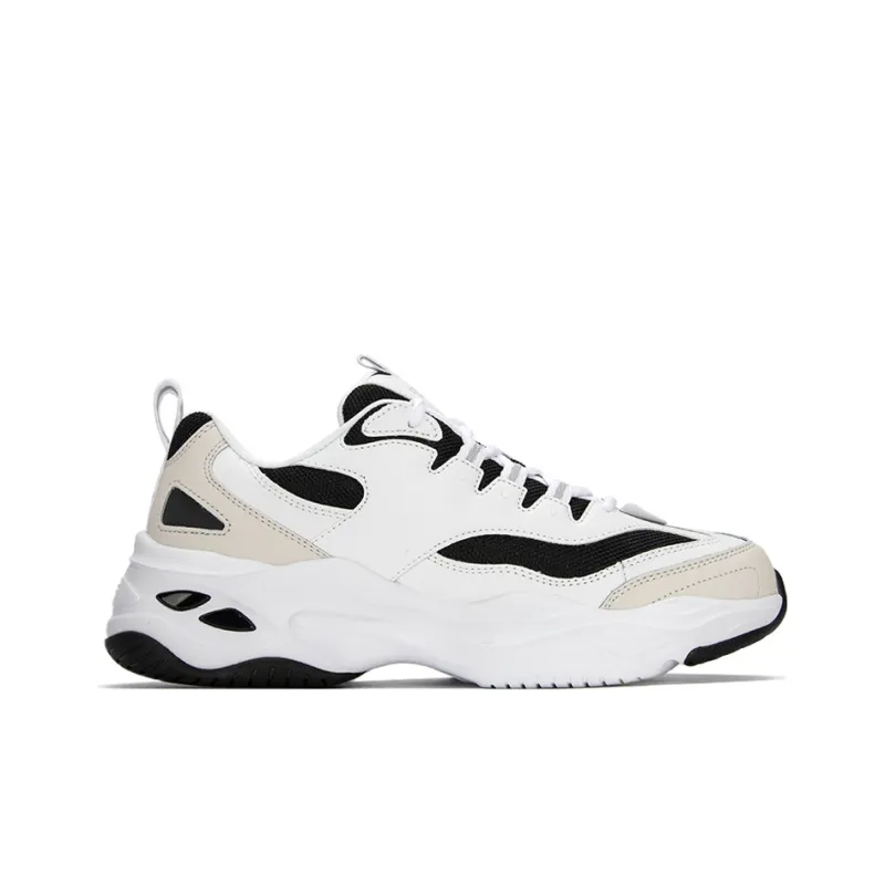Skechers D'LITES 4.0 Milk Tea Bear Cushioning, Abrasion Resistant, Height Increasing Low Top Casual Shoes Men's White-1
