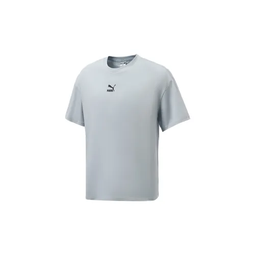 PUMA T-Shirts Men Light Blue