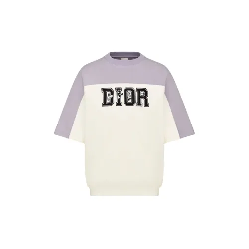 DIOR x KENNY SCHARF Men’s FW21 Loose T-Shirt White/Purple Male