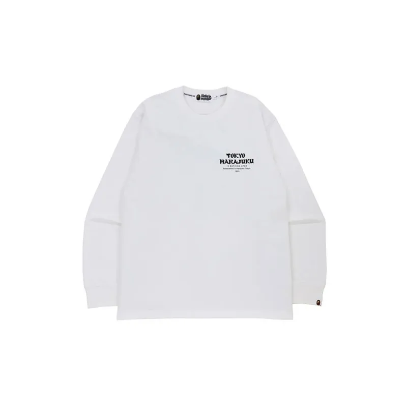 A BATHING APE Abc Camo Daruma Relaxed Fit L/S Tee-3