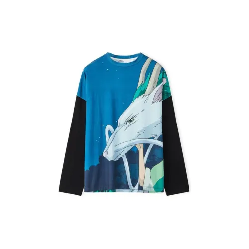 LOEWE Spirited Away T-Shirts Men Blue