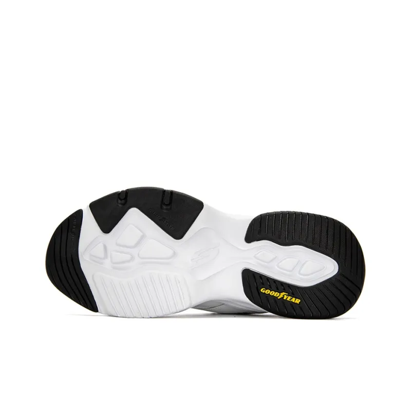 Skechers D'LITES 4.0 Milk Tea Bear Cushioning, Abrasion Resistant, Height Increasing Low Top Casual Shoes Men's White-5