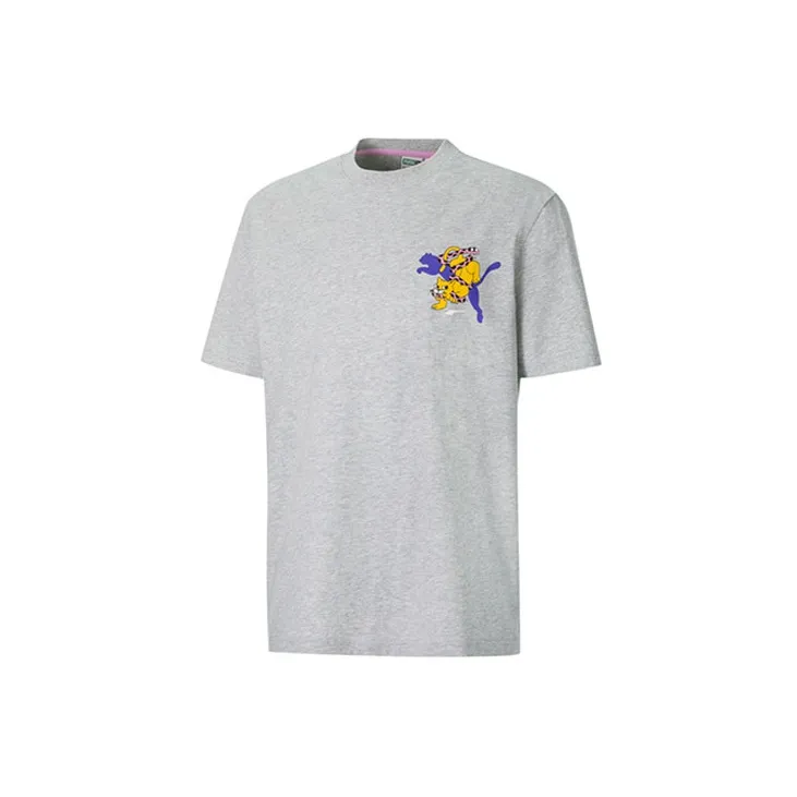 PUMA X BOKU T Shirts Men Gray-1