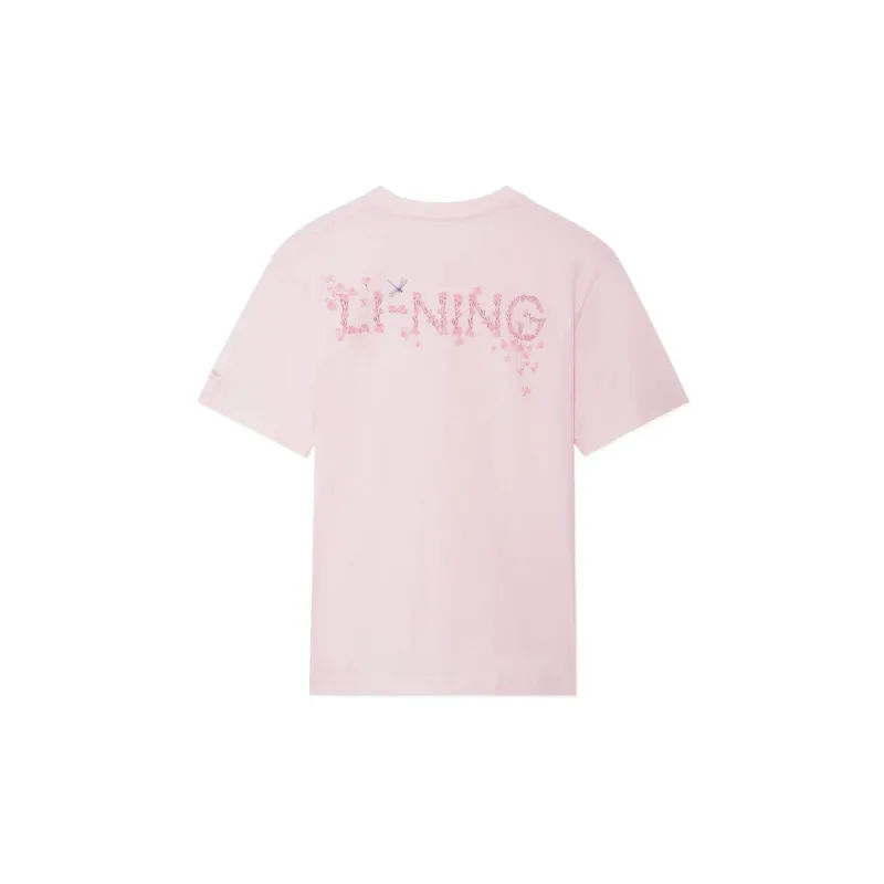 LiNing T Shirt Unisex New Light Pink-1