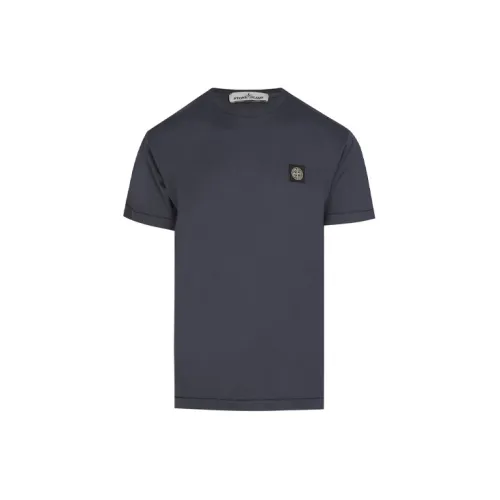 STONE ISLAND T-Shirts Unisex Navy Blue