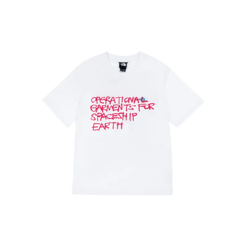 THE NORTH FACE Cang Shi One Tree Collaboration Spring And Summer Natural Journey Collection SS22 T Shirt Unisex White-1