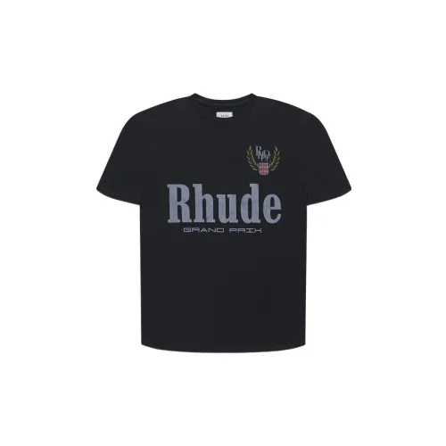 RHUDE T-Shirts Men Black