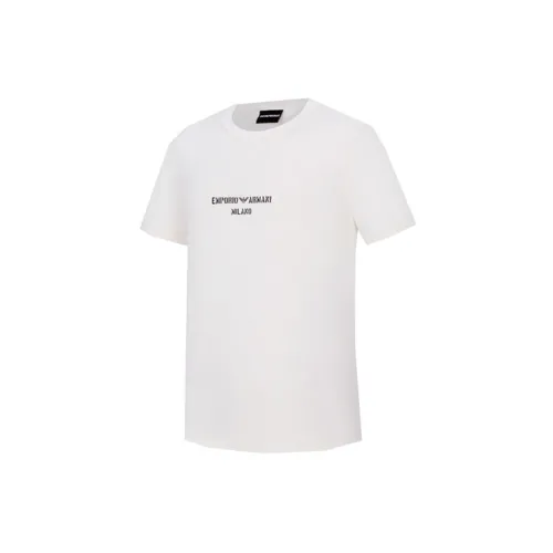 EMPORIO ARMANI T-Shirts Men Apricot Cream