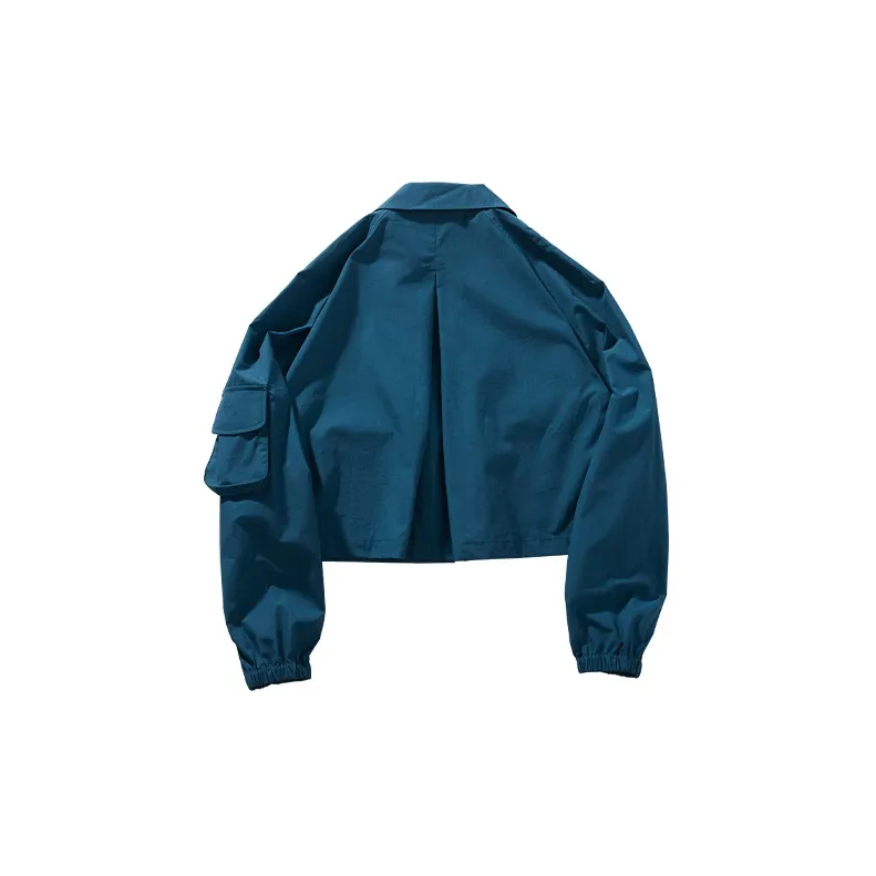 Penfield Cropped Coats Women's Peacock Blue-1