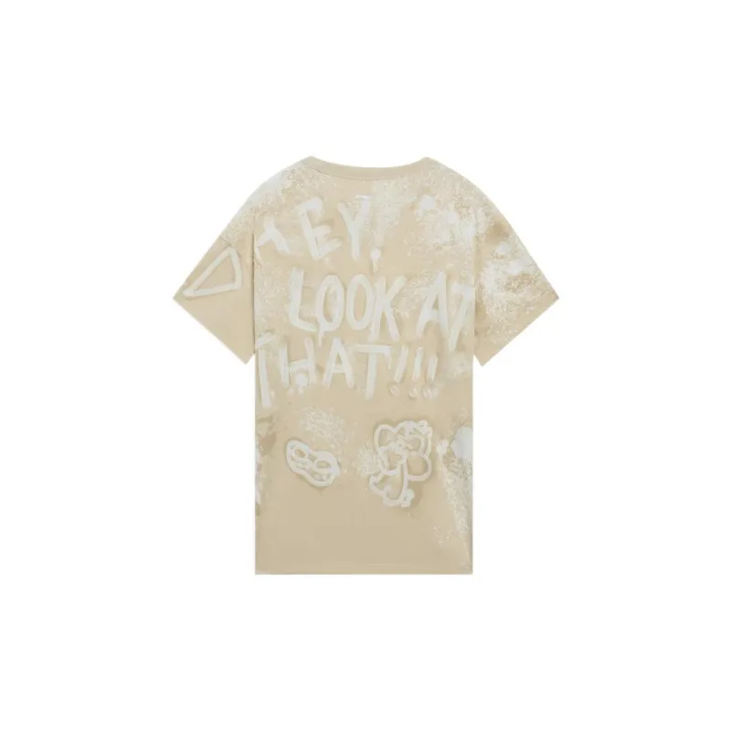 LiNing x Disney T Shirt Unisex Khaki-1