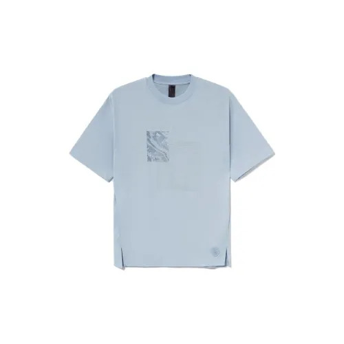 LiNing Non-shoe T-Shirts Men Vacuum Blue