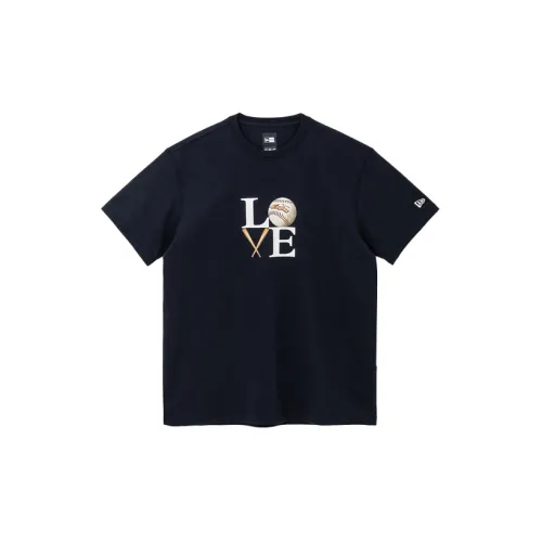 New Era FW21 X Hanwha Eagles T-Shirts Men Dark Blue