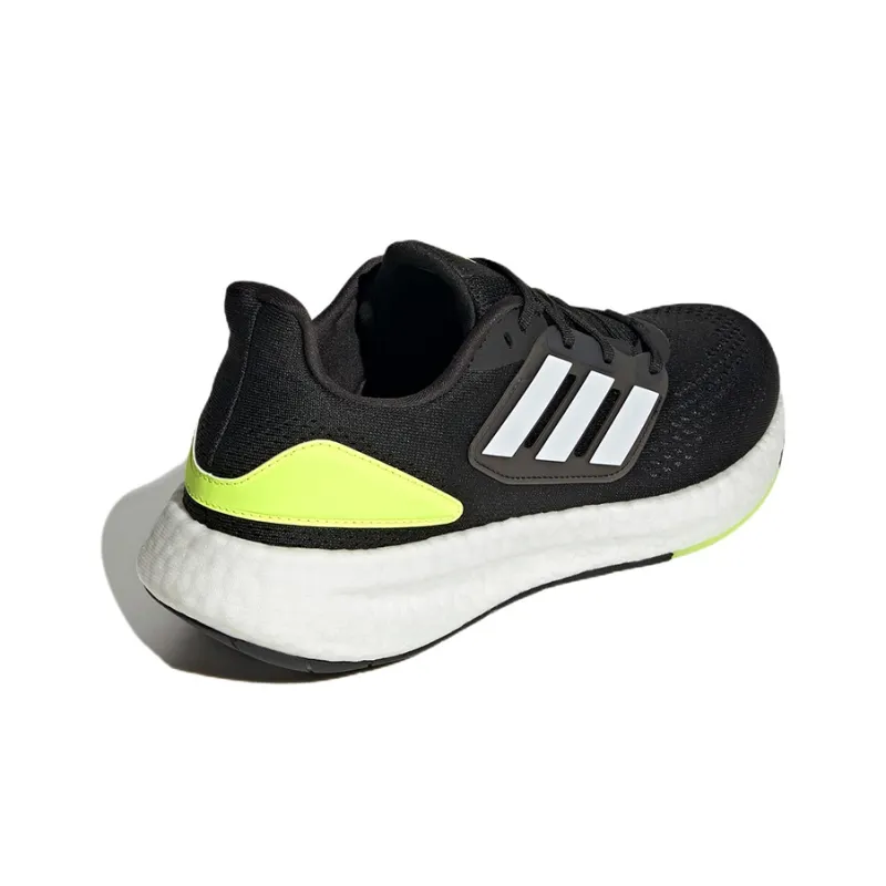 Adidas Pureboost 22 Core Black Cloud White Solar Yellow-3