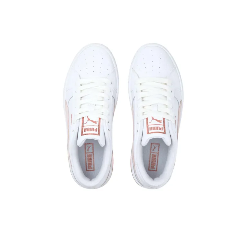 PUMA Cali Star Low-Top Skateboard Shoes Women's White Pink-2