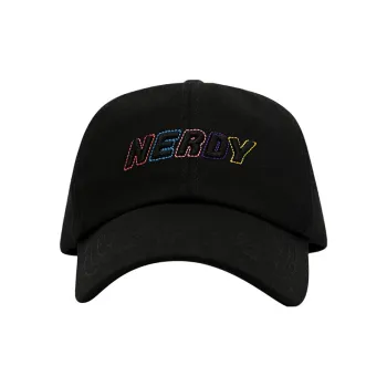 NERDY Baseball Cap Unisex Black