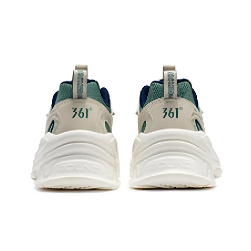 361° Over The Mountain Lightweight Cushioning Low Top Running Shoes Men's Nebula Cyan-2