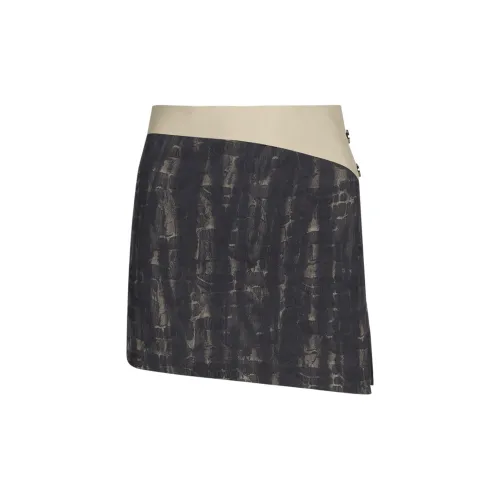 AZEPAM Casual Short Skirts Women's Brown