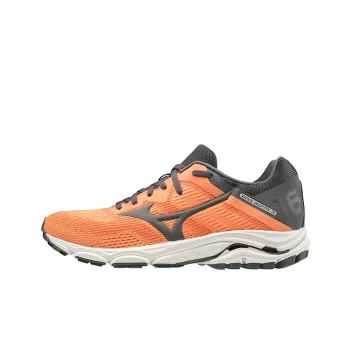 Mizuno Wave Inspire16 Lightweight Wear resistant White Gray Orange Women's