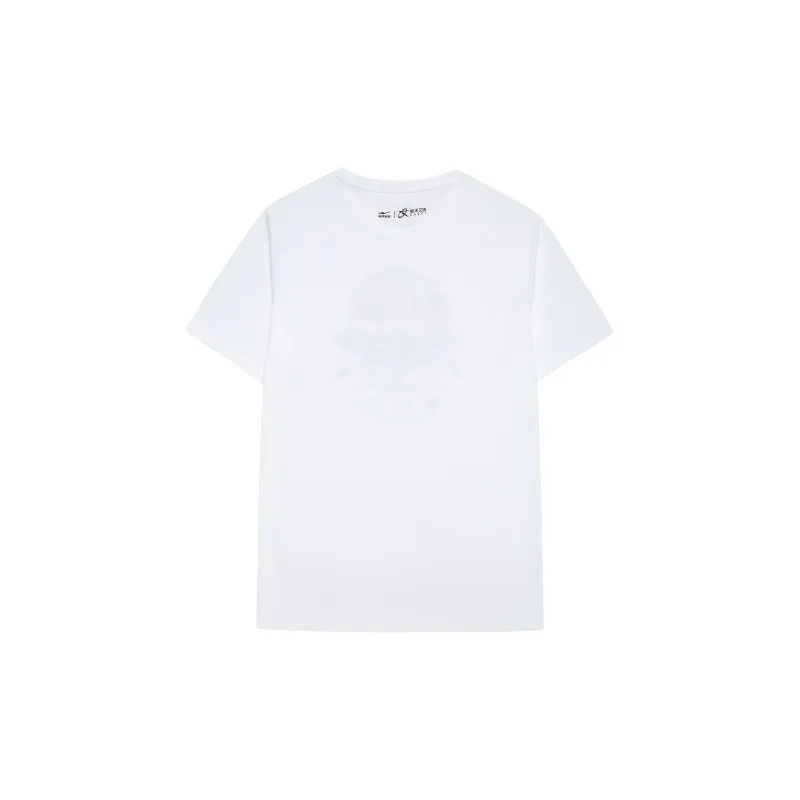 Erke x HANGTIANWENCHUANG FW22 T Shirt Men's True White-1