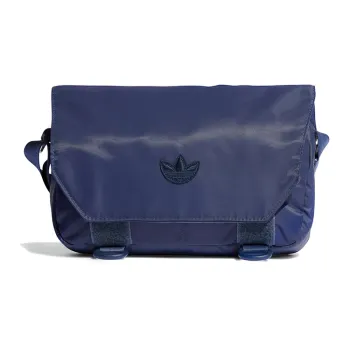 Adidas Originals Recycled Nylon Shoulder Bag, Crossbody Bag Unisex Marine Blue