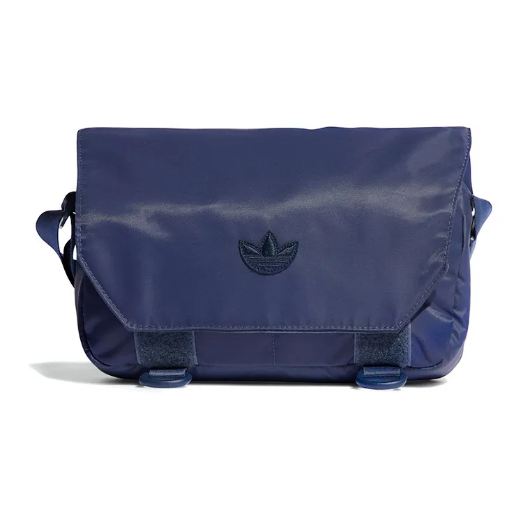 Adidas Originals Recycled Nylon Shoulder Bag, Crossbody Bag Unisex Marine Blue-0